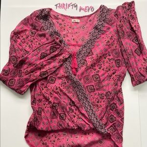 Hollister Pink Blouse